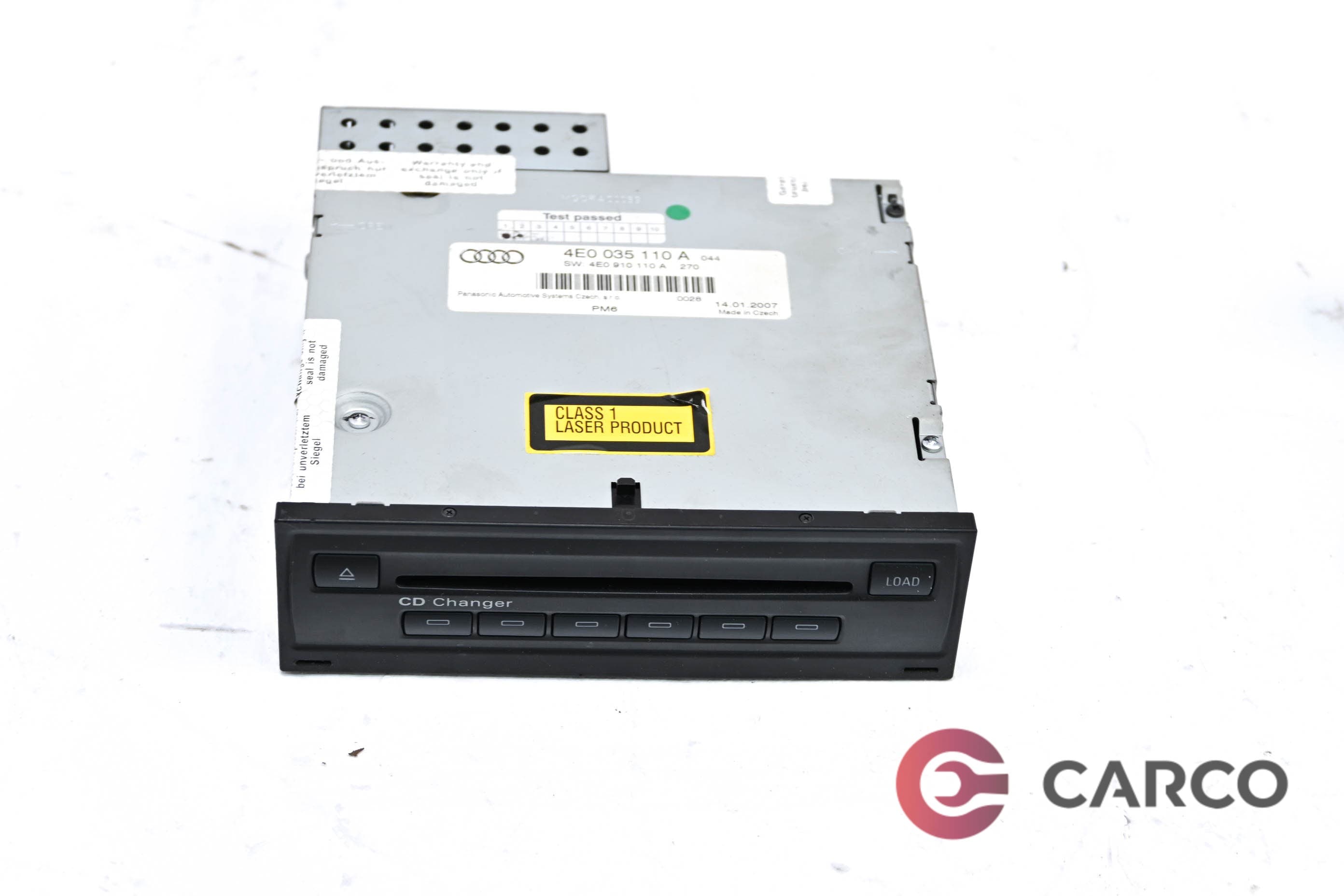 CD чейнджър 4E0035110A за AUDI A6 Avant (4F5, C6) 5.2 S6 quattro (2005 - 2011)