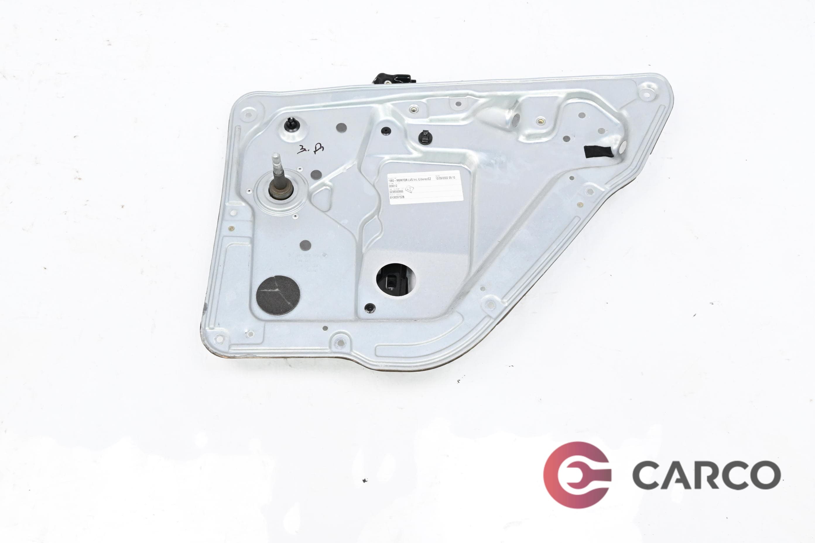 Панел врата със стъклоповдигач заден десен за SKODA FABIA Combi (6Y5) 1.4 16V (2000 - 2007)