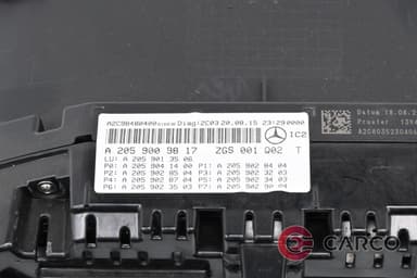 Километраж A2059009817 за MERCEDES-BENZ C-CLASS (W205) C 200 BlueTEC / d (205.037) (2013)