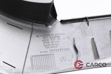 Рамка стъкло задна дясна А2057370271 за MERCEDES-BENZ C-CLASS (W205) C 200 BlueTEC / d (205.037) (2013)