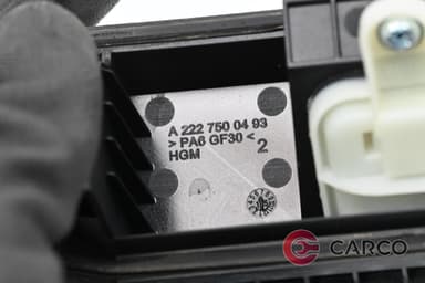 Външна дръжка заден капак A2227500493 за MERCEDES-BENZ C-CLASS (W205) C 200 BlueTEC / d (205.037) (2013)