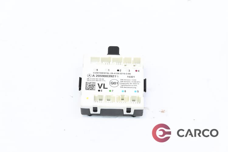 Модул врата предна лява А2059003921 за MERCEDES-BENZ C-CLASS (W205) C 200 BlueTEC / d (205.037) (2013)