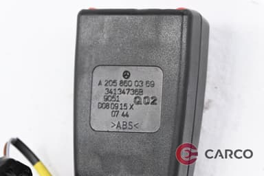 Закопчалка колан A2058600369 за MERCEDES-BENZ C-CLASS (W205) C 200 BlueTEC / d (205.037) (2013)