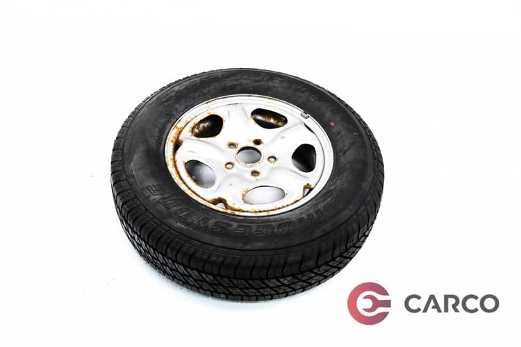 Резервна гума с джанта Bridgestone 15 цола 195/80R15 DOT:5003 5.5 Jx15H2x46 за LAND ROVER FREELANDER Facelift 1.8 i 16V 4x4 (1998 - 2006)