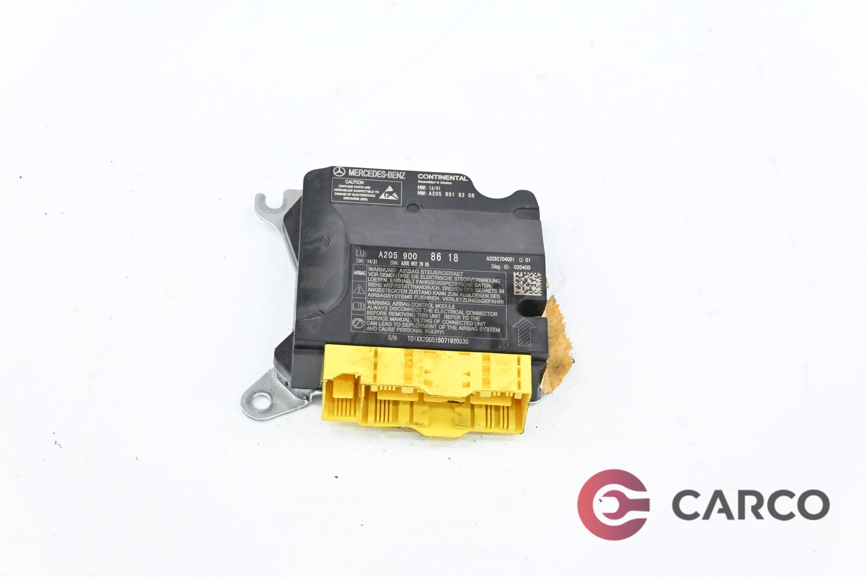 Модул AIRBAG А2059008618 за MERCEDES-BENZ C-CLASS (W205) C 200 BlueTEC / d (205.037) (2013)