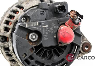 Алтернатор 0124525082 за NISSAN QASHQAI / QASHQAI +2 (J10, JJ10) 1.5 dCi (2007)