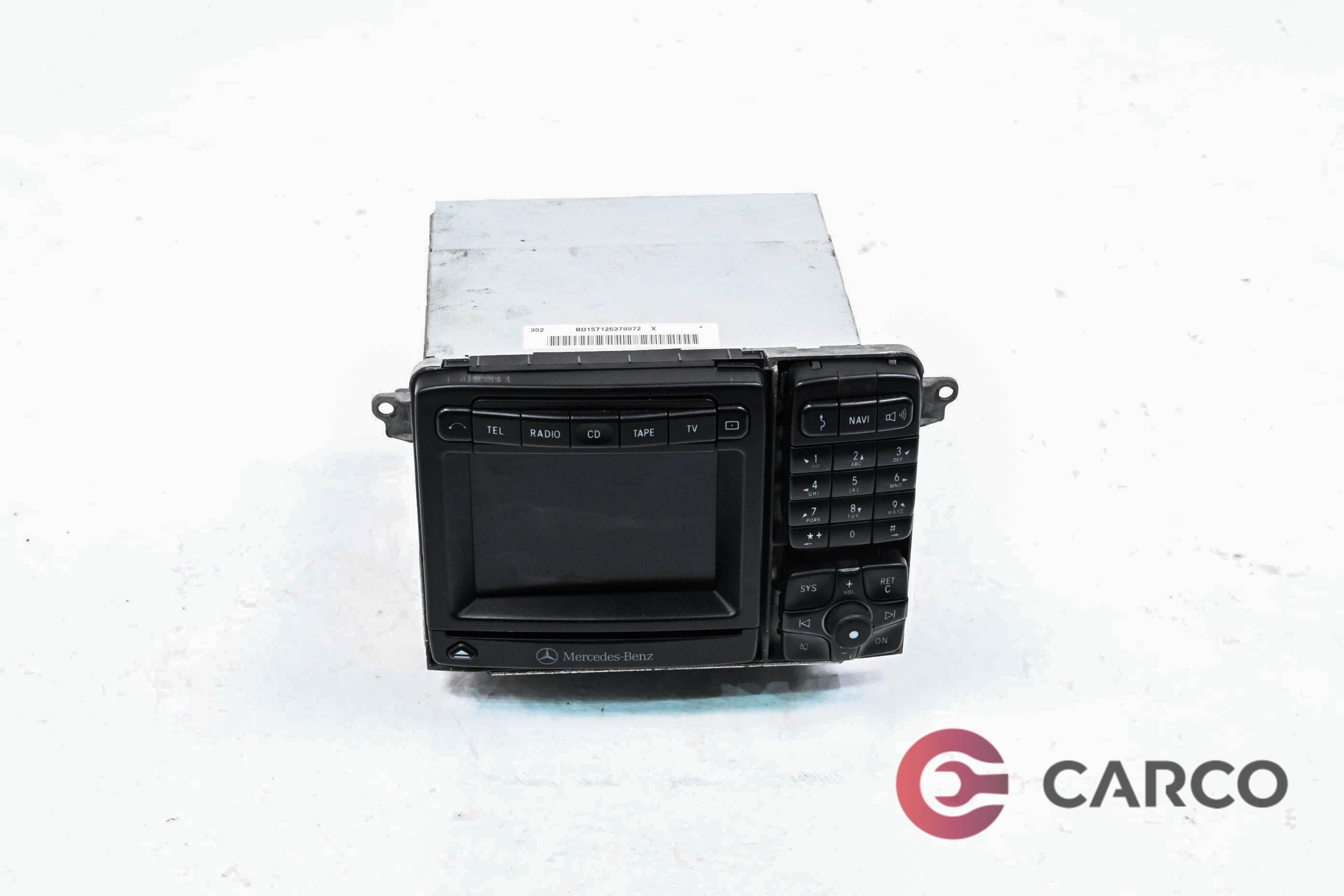 Радио CD A220827044280 за MERCEDES-BENZ S-CLASS седан (W220) S 320 (220.065, 220.165) (1998 - 2005)