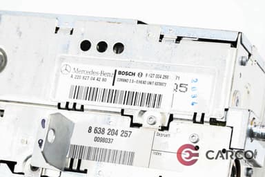 Радио CD A220827044280 за MERCEDES-BENZ S-CLASS седан (W220) S 320 (220.065, 220.165) (1998 - 2005)