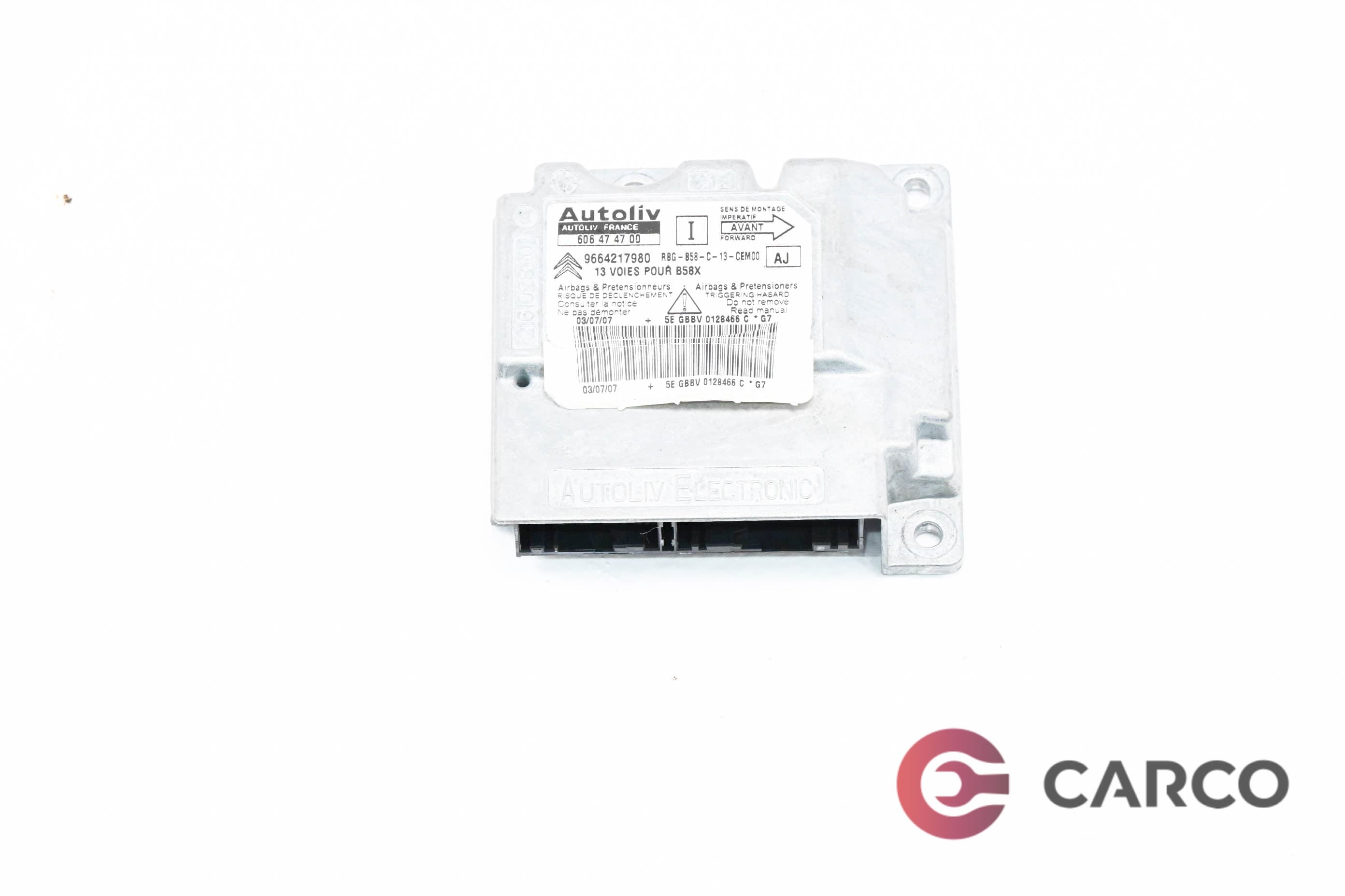 Сензор AIRBAG 9664217980 за CITROEN C4 Picasso I (UD_) 2.0 i 16V (2007 - 2013)