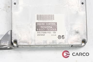 Компютър двигател 89661-05860 за TOYOTA AVENSIS седан (T25_) 1.8 (2003 - 2008)
