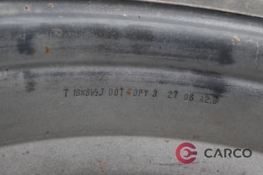 Резервна гума с джанта 16 цола 215/70R16 16x6.5J 1 брой за TOYOTA RAV 4 I Facelift 2.0 i 4WD (1994 - 2000)