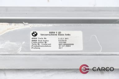 Релса багажник 3 411 941 лява за BMW X3 (E83) 2.5 i (2004 - 2011)