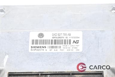 Компютър скорости 0AD 927 755 AB за VW TOUAREG (7LA, 7L6, 7L7) 3.2 V6 (2002 - 2010)