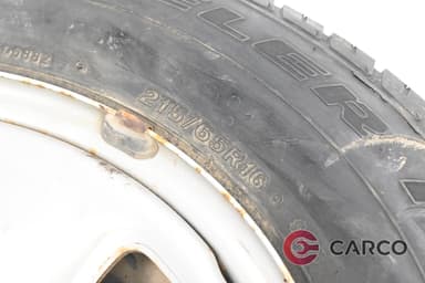 Резерван гума с джанта 16 цола Bridgestone 215/65R16 T16x6.5J за SUZUKI VITARA (SIDEKICK) (ET, TA) 2.0 V6 24V на всичките колела (ET) (1988 - 1998)