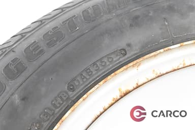 Резерван гума с джанта 16 цола Bridgestone 215/65R16 T16x6.5J за SUZUKI VITARA (SIDEKICK) (ET, TA) 2.0 V6 24V на всичките колела (ET) (1988 - 1998)