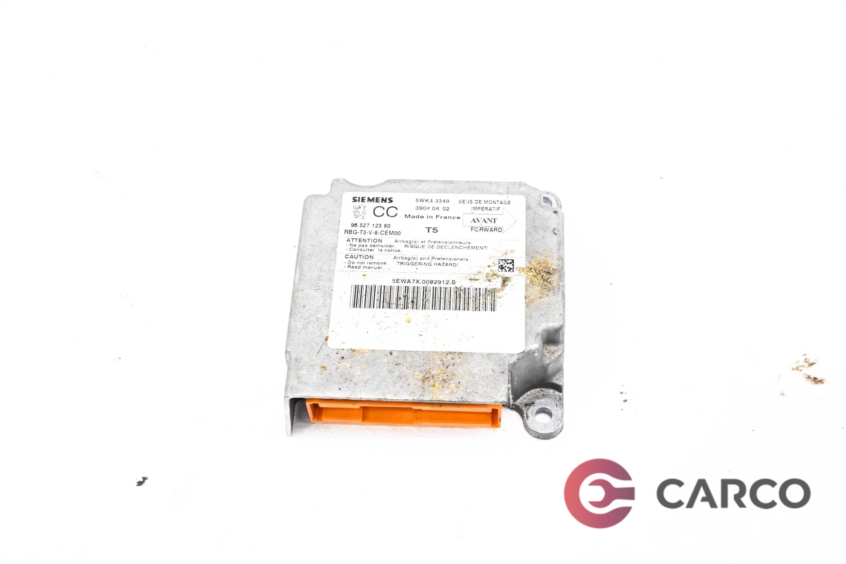 Сензор AIRBAG 96 527 123 80 за PEUGEOT 307 CC (3B) 1.6 16V (2003)