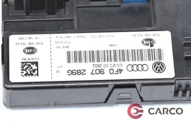Модул комфорт 4F0 907 289 G за AUDI A6 Avant (4F5, C6) 2.7 TDI quattro (2005 - 2011)