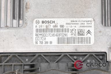 Компютър двигател 96 768 300 80 за CITROEN BERLINGO (B9) 1.6 HDi 92hp (2008)