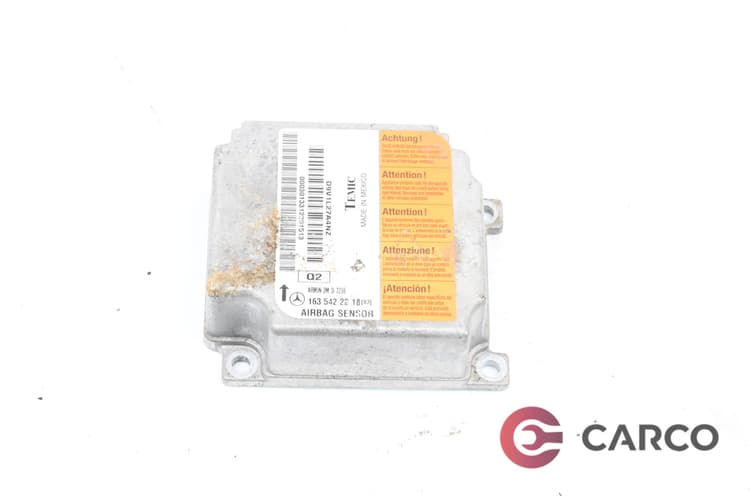 Модул AIRBAG 163 542 22 18 за MERCEDES-BENZ M-CLASS (W163) FACELIFT ML 270 CDI 4-matic (1998 - 2005)