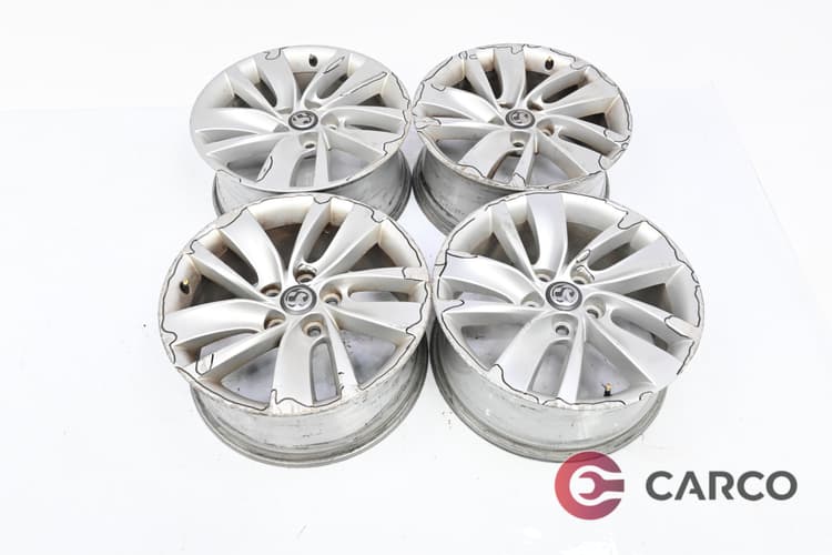 Алуминиеви джанти 18 цола 7.5Jx18 ET42 5x120 Ц.О 70.2 4  броя за OPEL ASTRA J 1.7 CDTI (2009)