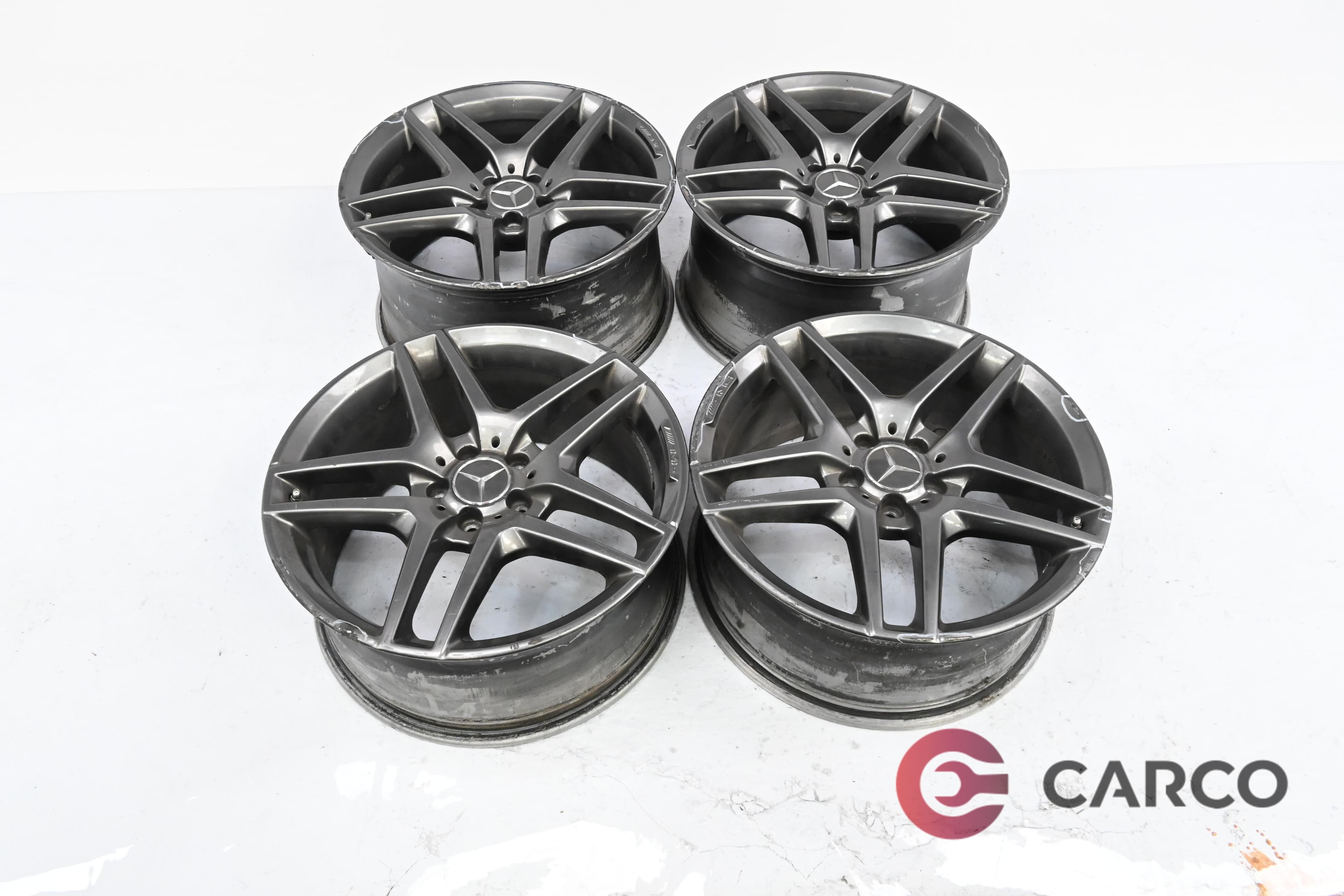 Алуминиеиви джанти 19 цола AMG А222 401 00 00 8.5Jx19 H2 ET38   А222 401 01 00 9.5Jx19 H2 Ц.0 66.6 ET38 4 броя за MERCEDES-BENZ CLS (C219) CLS 320 CDI (219.322) (2004 - 2011)