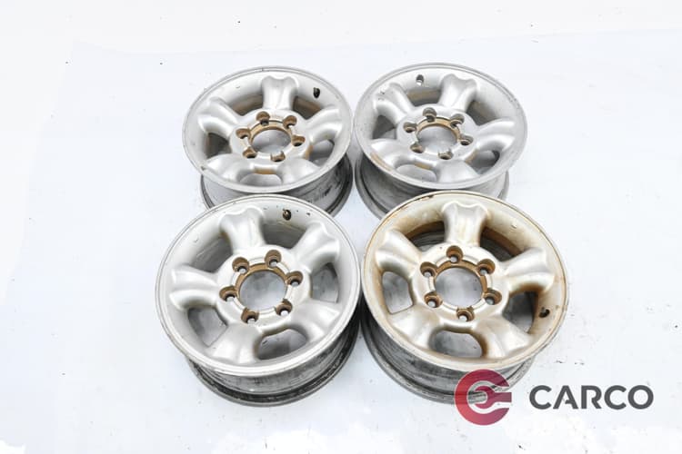 Алуминиеви джанти 15 цола 15x7J25 6x139.7 Ц.О 107.1 4 броя за MITSUBISHI PAJERO II (V3_W, V2_W, V4_W, NH, NJ, NK, NL) 2.8 TD (V46W) (1990 - 1999)