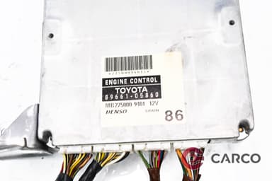 Компютър двигател 89661 05860 за TOYOTA AVENSIS Combi (T25) 1.8 (2003 - 2008)