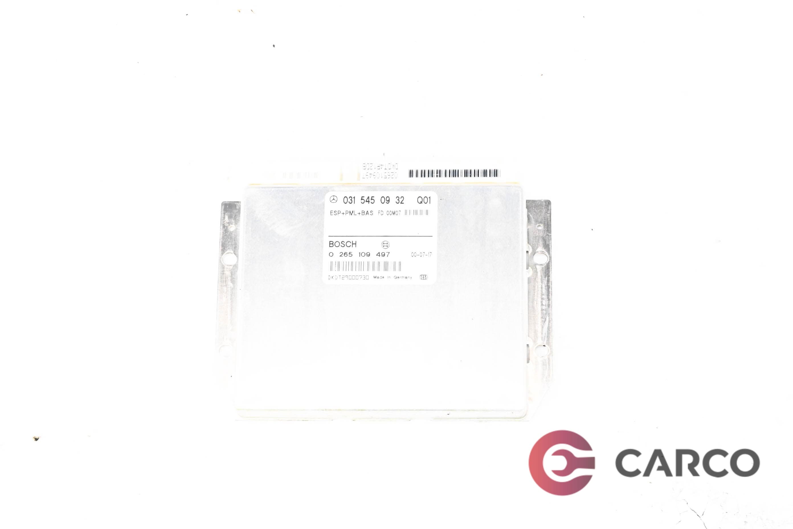 Модул ESP+PML+BAS 031 545 09 32 Q01 за MERCEDES-BENZ S-CLASS седан (W220) S 500 (1998 - 2005)