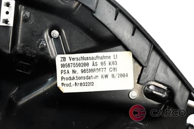 Брава лява подвижен таван 9651086677 за PEUGEOT 307 CC (3B) 2.0 16V (2003)