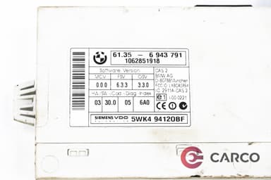 Модул комфорт CAS 6 943 791 за BMW 1 (E87) 118 d (2003 - 2013)