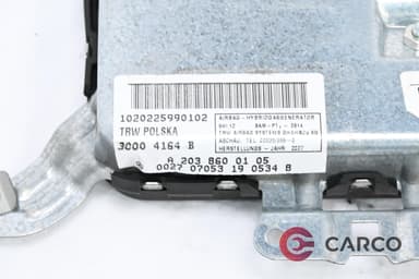 AIRBAG врата заден ляв A2038600105 за MERCEDES-BENZ CLS (C219) CLS 320 CDI (219.322) (2004 - 2011)