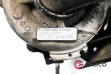 Турбо 17201-06010 за TOYOTA COROLLA (CDE12_, ZZE12_, NDE12_, ZDE12_) 2.0 D-4D (CDE120R_, CDE120L_) (2001 - 2007)