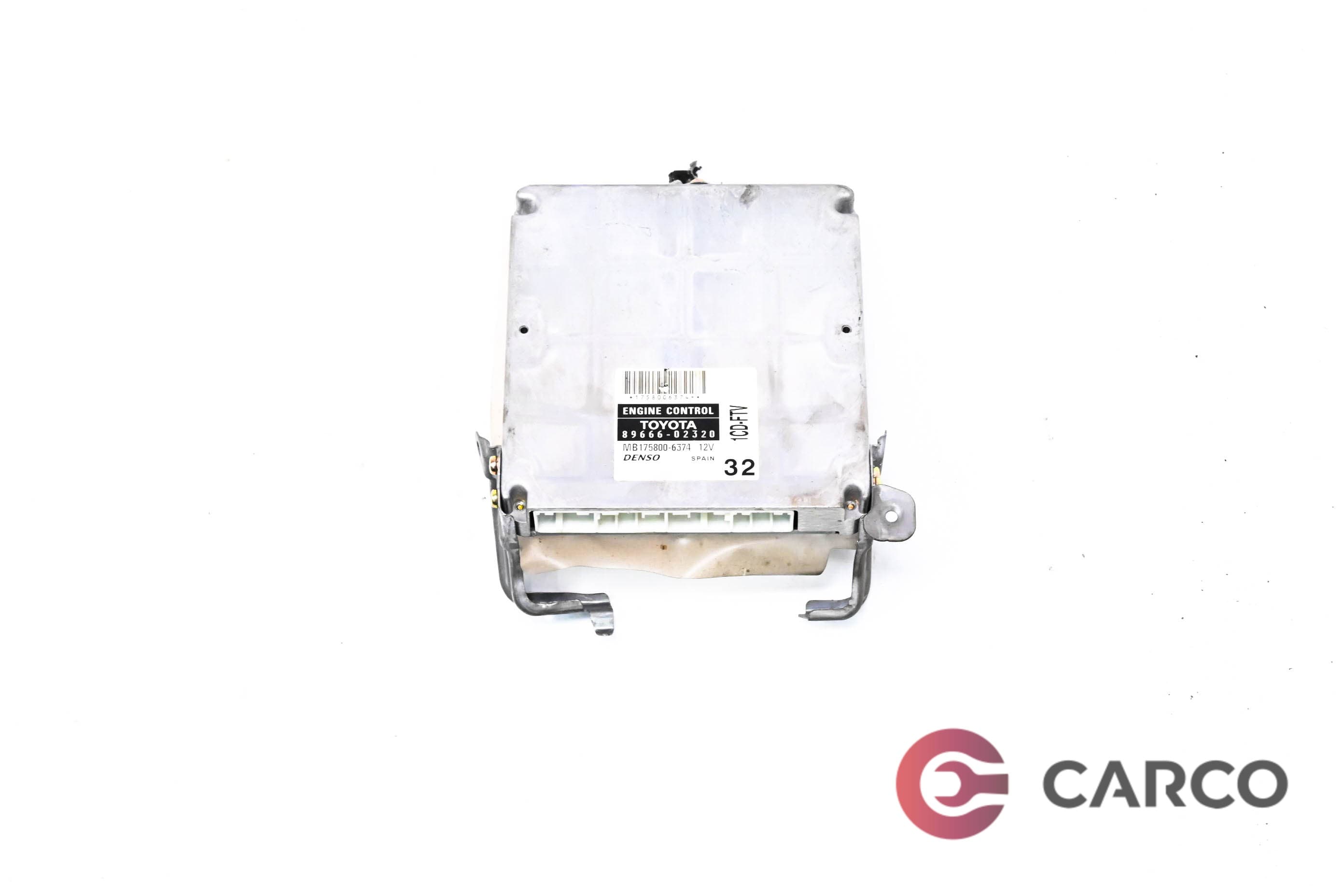 Компютър двигател 89666-02320 за TOYOTA COROLLA (CDE12_, ZZE12_, NDE12_, ZDE12_) 2.0 D-4D (CDE120R_, CDE120L_) (2001 - 2007)