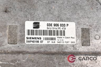 Компютър двигател 03Е 906 033P за SEAT IBIZA Mk III (6L1) 1.2 (2002 - 2009)