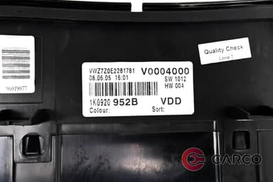 Километраж за VW GOLF V (1K1) 2.0 SDI (2003 - 2009)