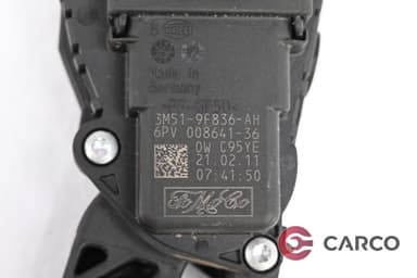 Педал газ 3m51-9f836-ah за FORD KUGA Facelift I 2.0 TDCi 4x4 (2008)