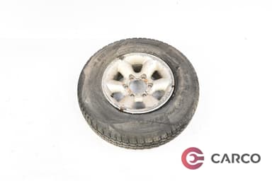 Резервна гума с джанта 15 цола Bridgestone 235/75/15 DOT 1702 7JJx15 6x139.7 Ц.О 107.1 1 брой за DAEWOO MUSSO FACELIFT (FJ) 2.3 (1998)