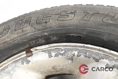 Резервна гума с джанта 15 цола Bridgestone 235/75/15 DOT 1702 7JJx15 6x139.7 Ц.О 107.1 1 брой за DAEWOO MUSSO FACELIFT (FJ) 2.3 (1998)