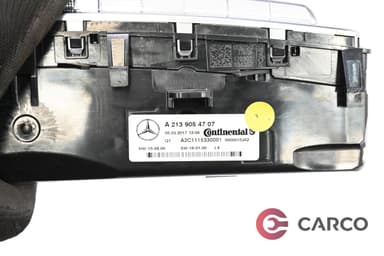 Управление климатроник А 213 905 47 07 за MERCEDES-BENZ E-CLASS (W213) (US) E 220 d (213.004) (2016)