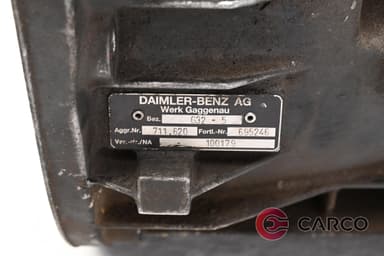 5 Степенна ръчна скоростна кутия CODE:711620 за MERCEDES-BENZ SPRINTER 3-t кутия (903) 311 CDI (1995 - 2006)