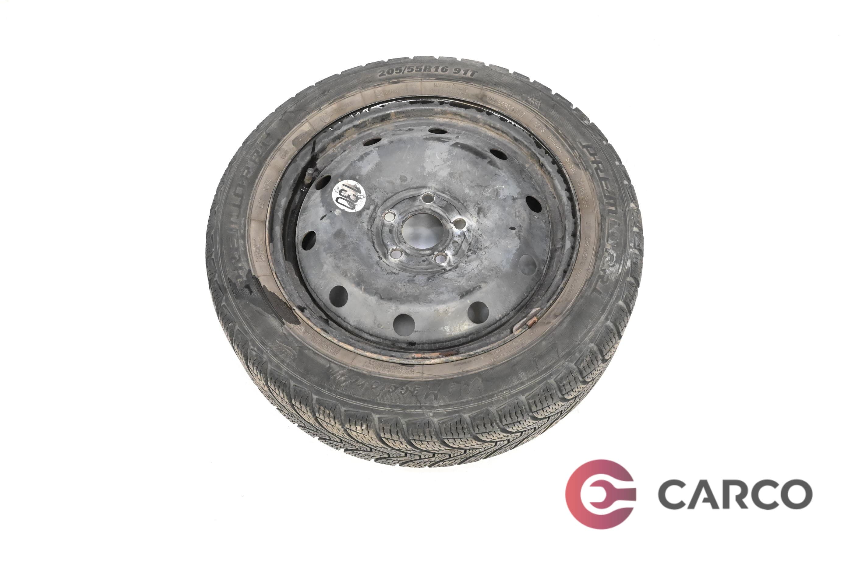 Резервна гума с джанта 16 цола Premiorri 205/55/16 DOT3212 1 брой за RENAULT LAGUNA II Sport Tourer (KG0/1_) 1.9 dCi (KG0E, KG0R) (2001)