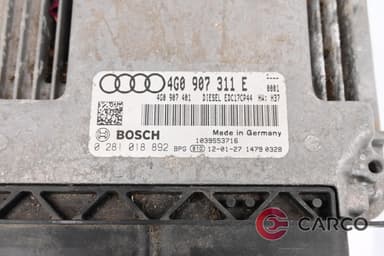 Компютър двигател 4G0 907 311 E за AUDI A7 Sportback (4GA, 4GF) 3.0 TDI (2010)