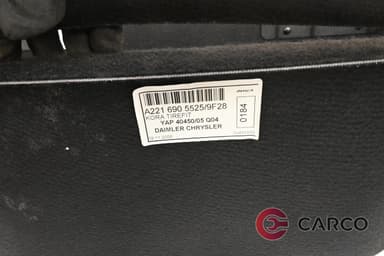 Кора над резервна гума за MERCEDES-BENZ S-CLASS седан (W221) S 320 CDI (221.022, 221.122) (2005 - 2013)