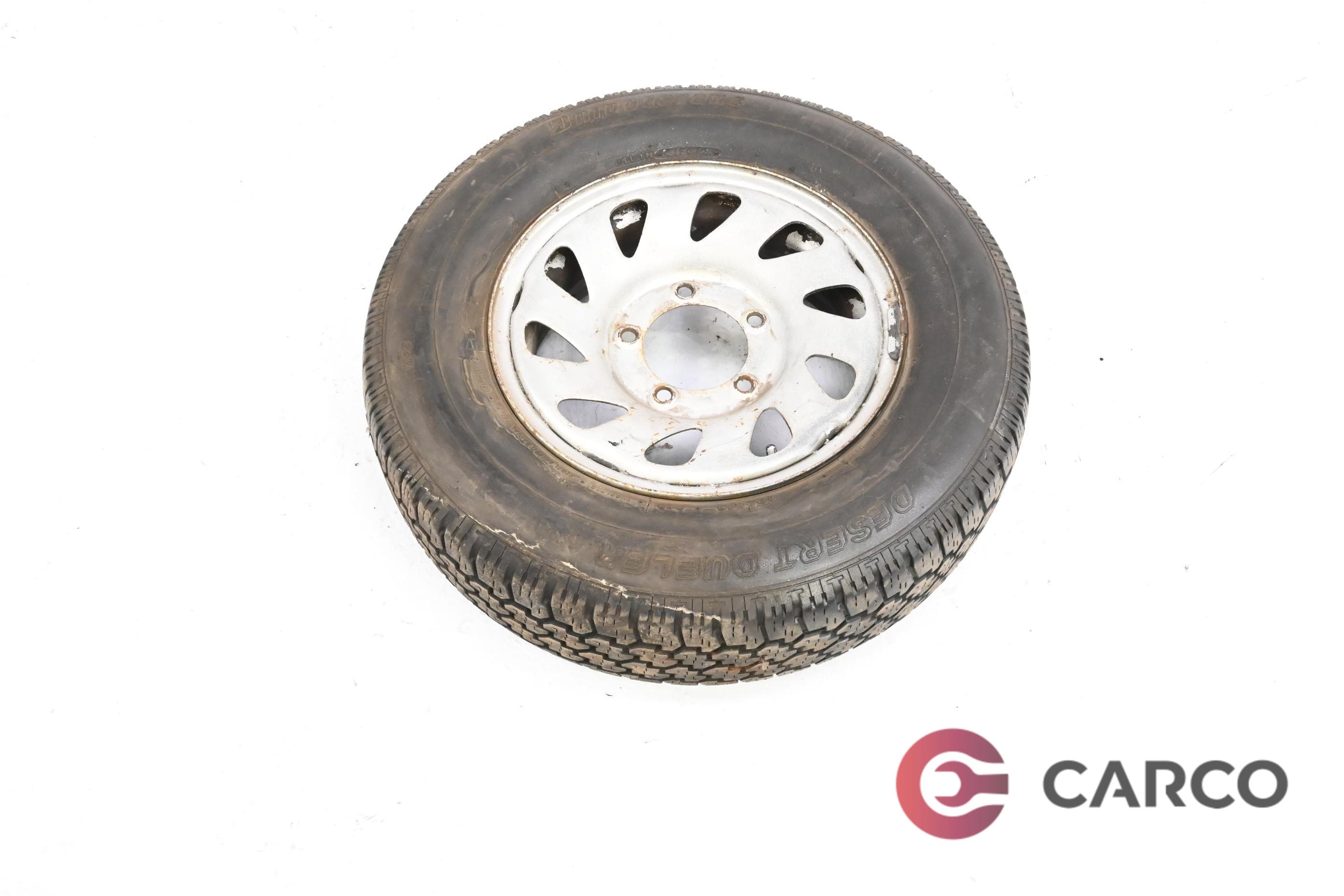 Резервна гума с джанта 15 цола Bridgestone 195/15 T16x6.5J за SUZUKI VITARA Facelift (SIDEKICK) (ET, TA) 2.0 V6 24V на всичките колела (ET) (1988 - 1998)