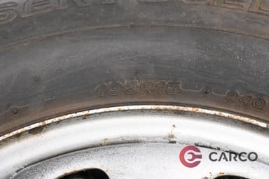 Резервна гума с джанта 15 цола Bridgestone 195/15 T16x6.5J за SUZUKI VITARA Facelift (SIDEKICK) (ET, TA) 2.0 V6 24V на всичките колела (ET) (1988 - 1998)