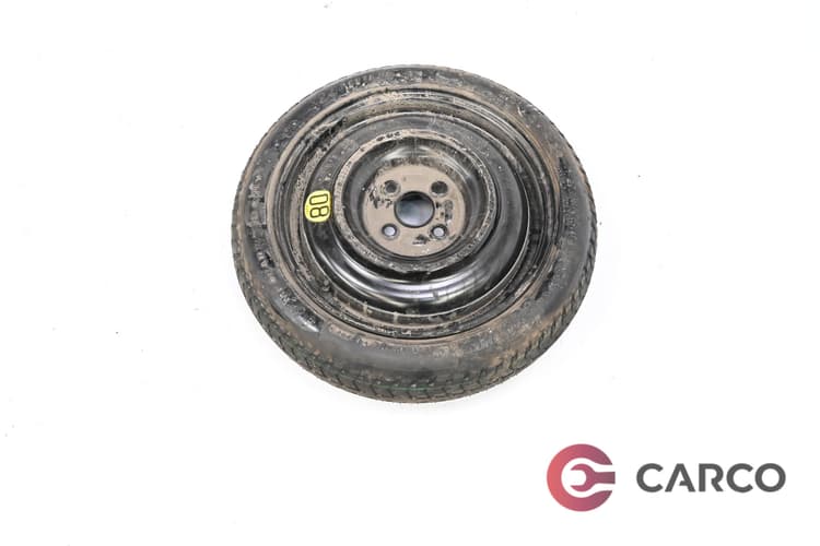 Резервна гума патерица 15 цола Bridgestone 125/70/15 4Jx15 ET39 1 брой за TOYOTA YARIS Facelift (SCP9_, NSP9_, KSP9_, NCP9_, ZSP9_) 1.0 VVT-i (2005)