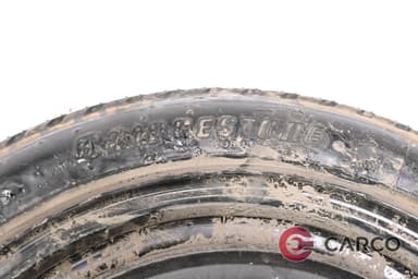 Резервна гума патерица 15 цола Bridgestone 125/70/15 4Jx15 ET39 1 брой за TOYOTA YARIS Facelift (SCP9_, NSP9_, KSP9_, NCP9_, ZSP9_) 1.0 VVT-i (2005)