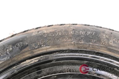 Резервна гума патерица 15 цола Bridgestone 125/70/15 4Jx15 ET39 1 брой за TOYOTA YARIS Facelift (SCP9_, NSP9_, KSP9_, NCP9_, ZSP9_) 1.0 VVT-i (2005)
