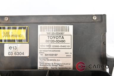 Радио CD за TOYOTA YARIS Facelift (SCP9_, NSP9_, KSP9_, NCP9_, ZSP9_) 1.0 VVT-i (2005)