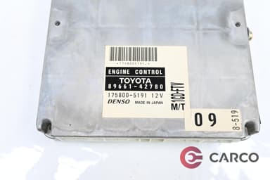 Компютър двигател 89661 42780 за TOYOTA RAV 4 Mk II (CLA2_, XA2_, ZCA2_, ACA2_) 2.0 D-4D 4WD (2000 - 2005)